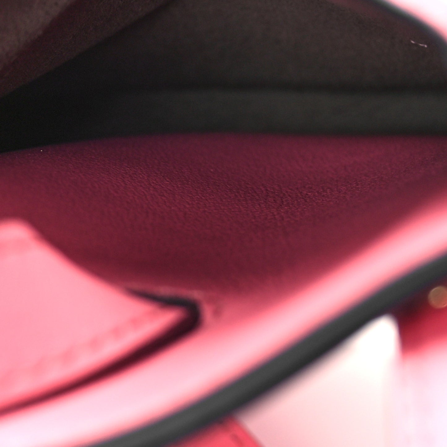 Vitello Grace Matte Two Pocket Mini Crossbody Pink