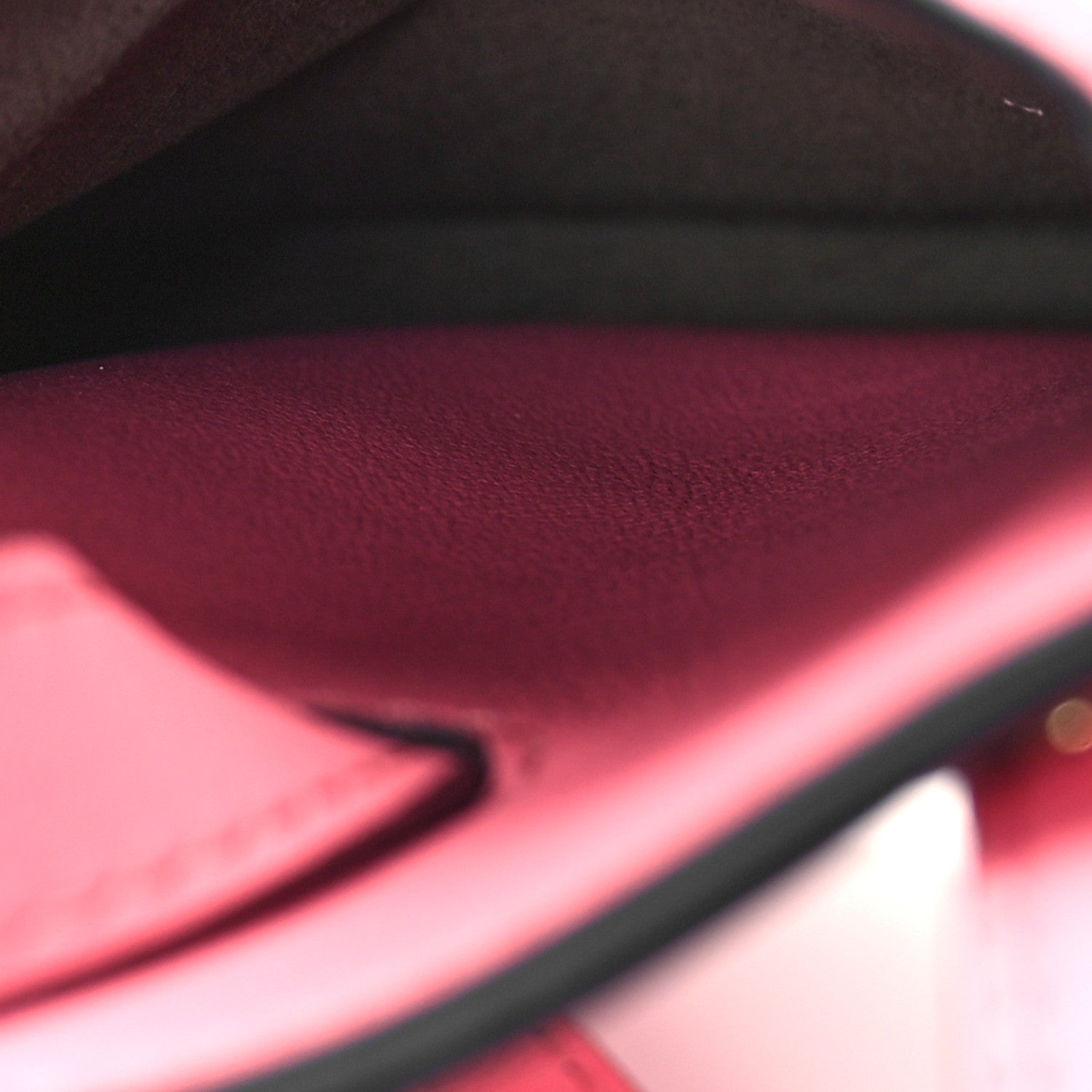 Fendi Vitello Grace Matte Two Pocket Mini Crossbody Pink 6 of 9