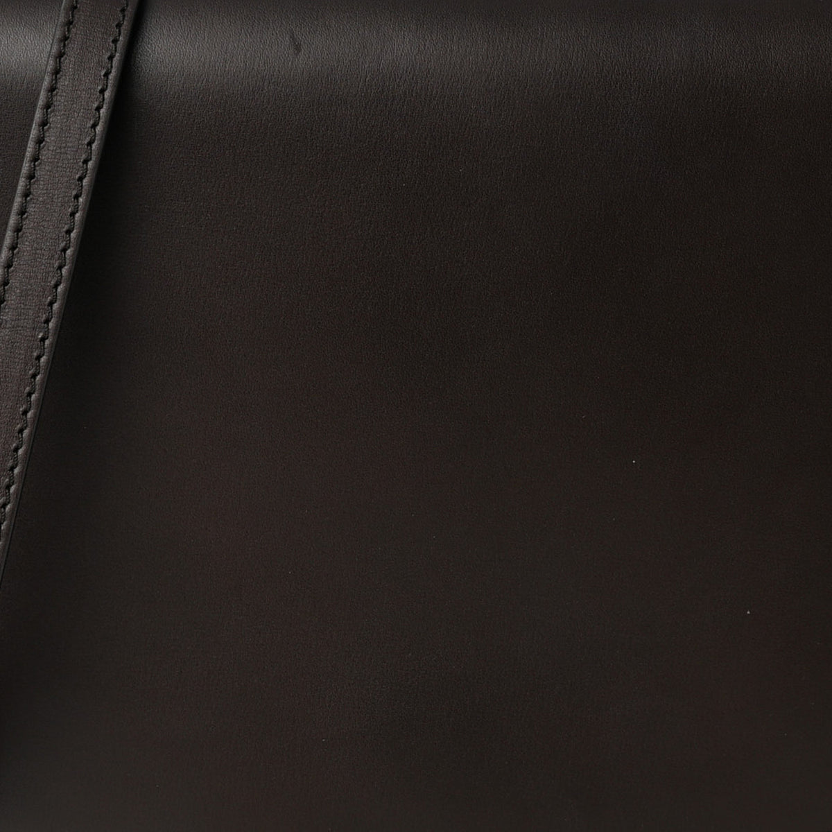 Smooth Calfskin Half Moon Shoulder Bag Brown