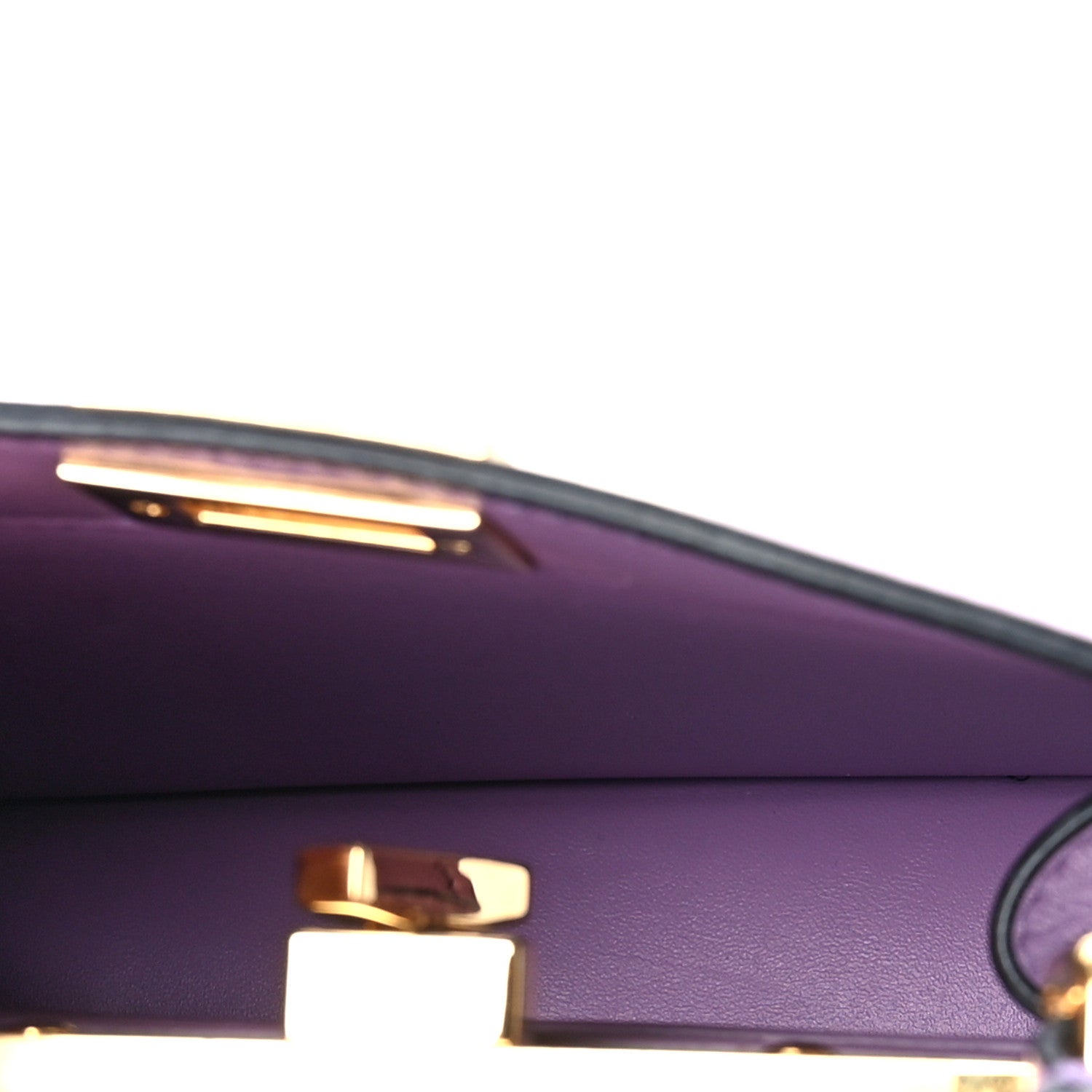 Fendi Shiny Nappa Petite Peekaboo I SEE U Satchel Violetta 5 of 9