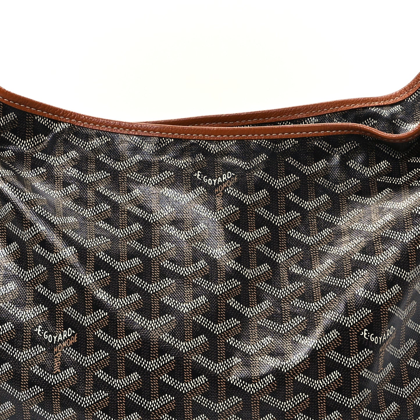 Goyardine Boheme Hobo Black Gold