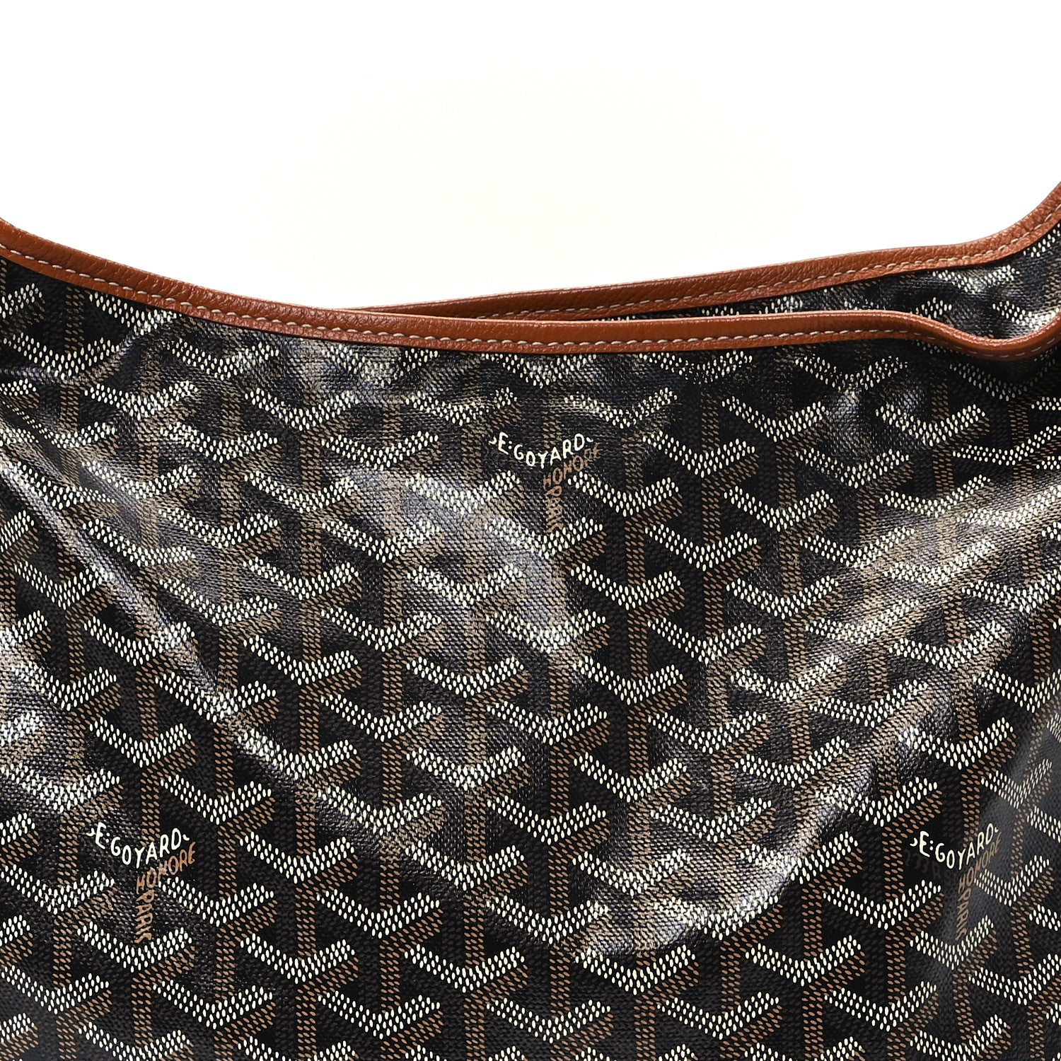 Goyard Goyardine Boheme Hobo Black Gold 9 of 12