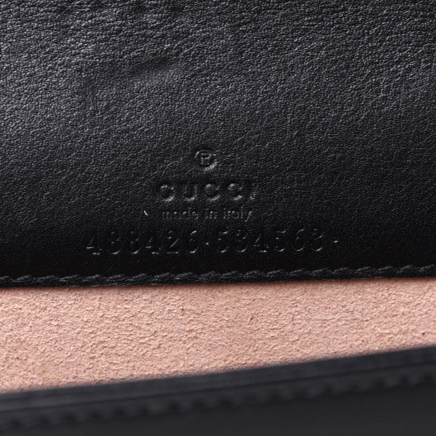 Calfskin Matelasse GG Marmont Mini Bag Black