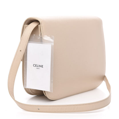 Celine Liege Calfskin Medium Classic Box Flap Bag Powder 2 of 8