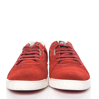 Gucci Nappa Moorea Mens Prince Interlocking G Sneakers 14.5 Rosso 2 of 13
