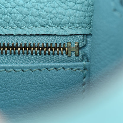 Hermes Togo Kelly Retourne 32 Bleu Atoll 26 of 40