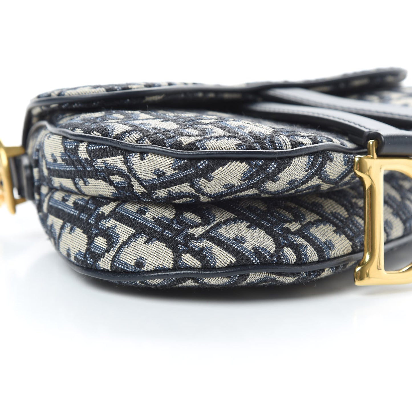 Oblique Mini Saddle Bag Blue