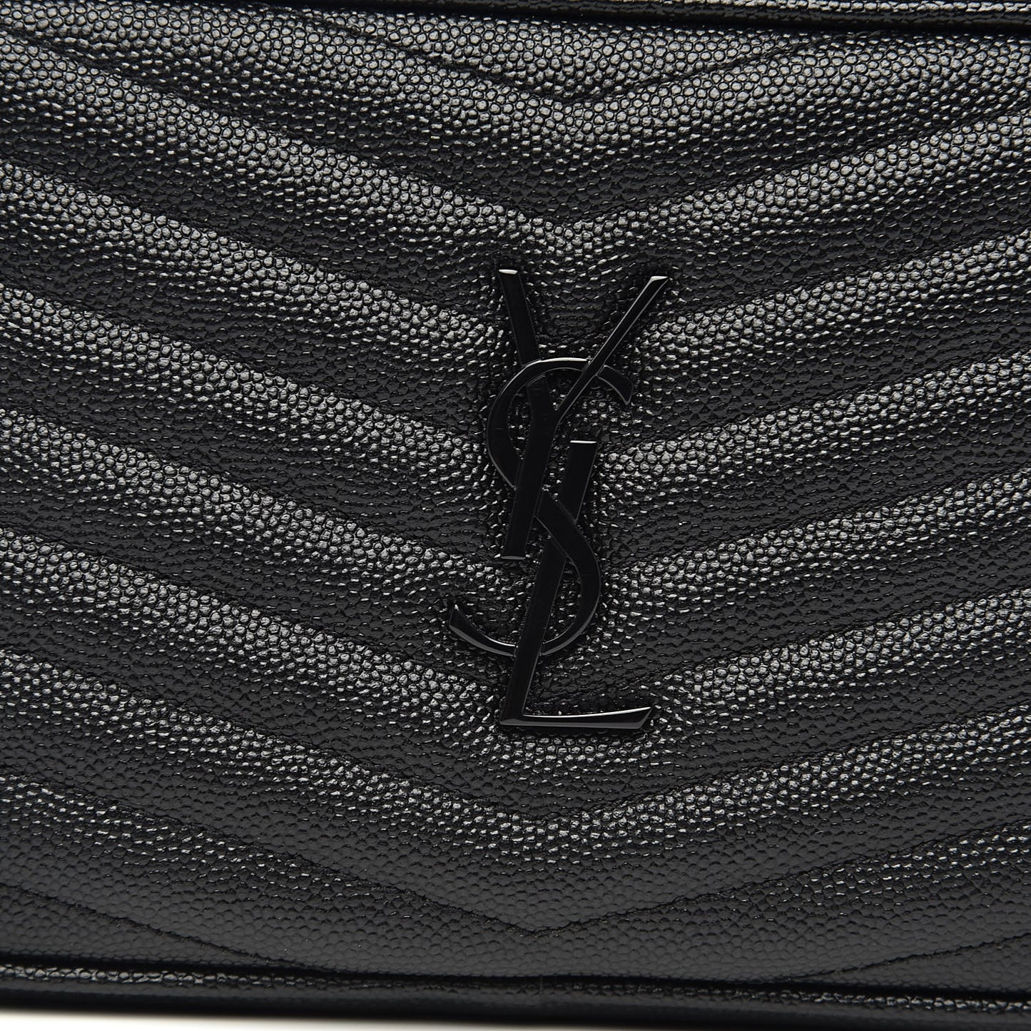 Grain De Poudre Matelasse Monogram Mini Lou Camera Bag Black