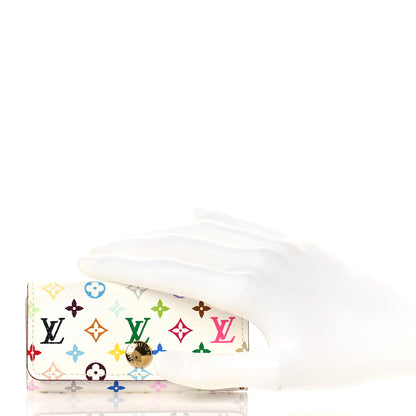 Louis Vuitton Monogram Multicolor Multicles 4 Key Holder White Litchi 2 of 8