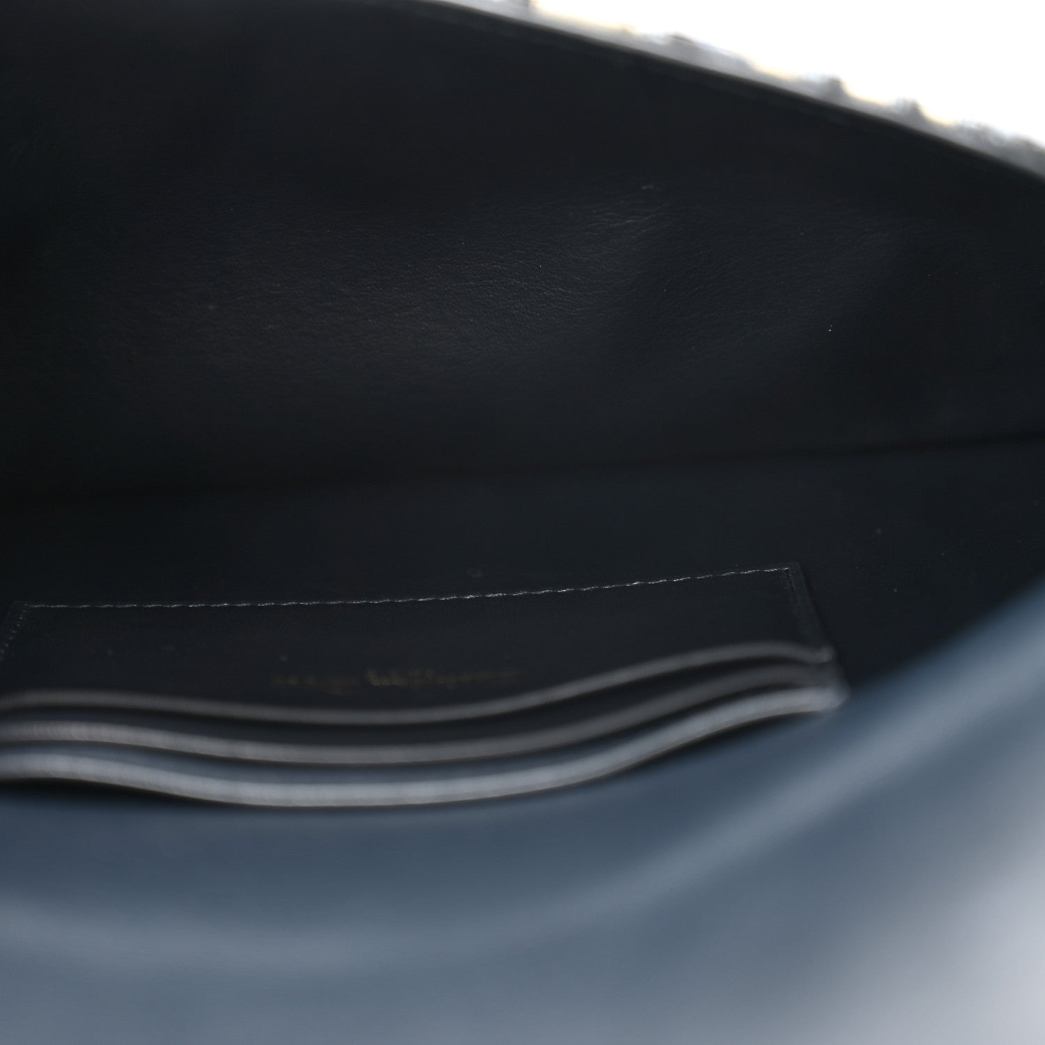 Christian Dior Oblique Saddle Pouch Blue 5 of 8