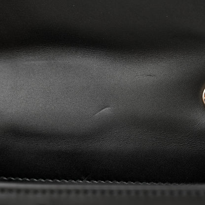 Bulgari Calfskin Snakeskin Serpenti Forever Crossbody Bag Black 9 of 12