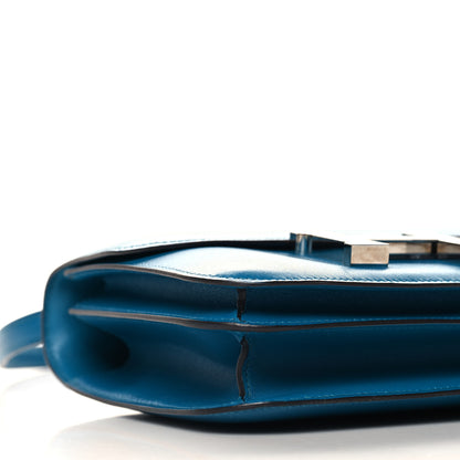 Hermes Tadelakt Constance 18 Bleu Izmir 10 of 12