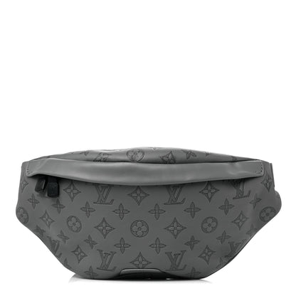 Louis Vuitton Calfskin Monogram Shadow Discovery Bumbag PM Gray 1 of 9