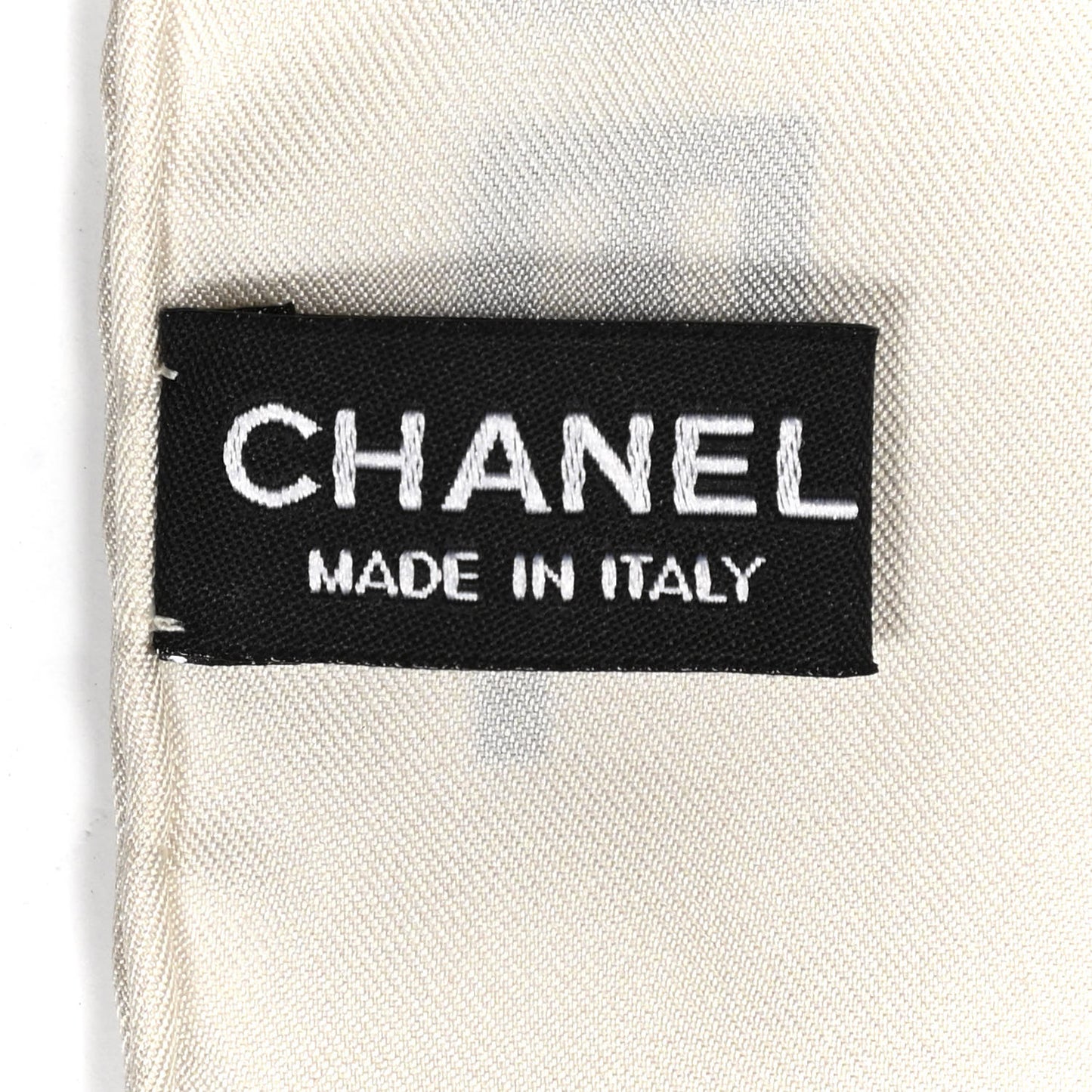 Silk Heart CC Square Scarf Light Blue Multicolor