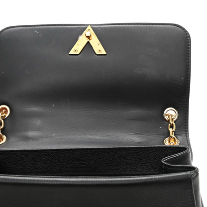 Louis Vuitton Monogram Cuir Plume Ecume Very Chain Bag Black 10 of 15