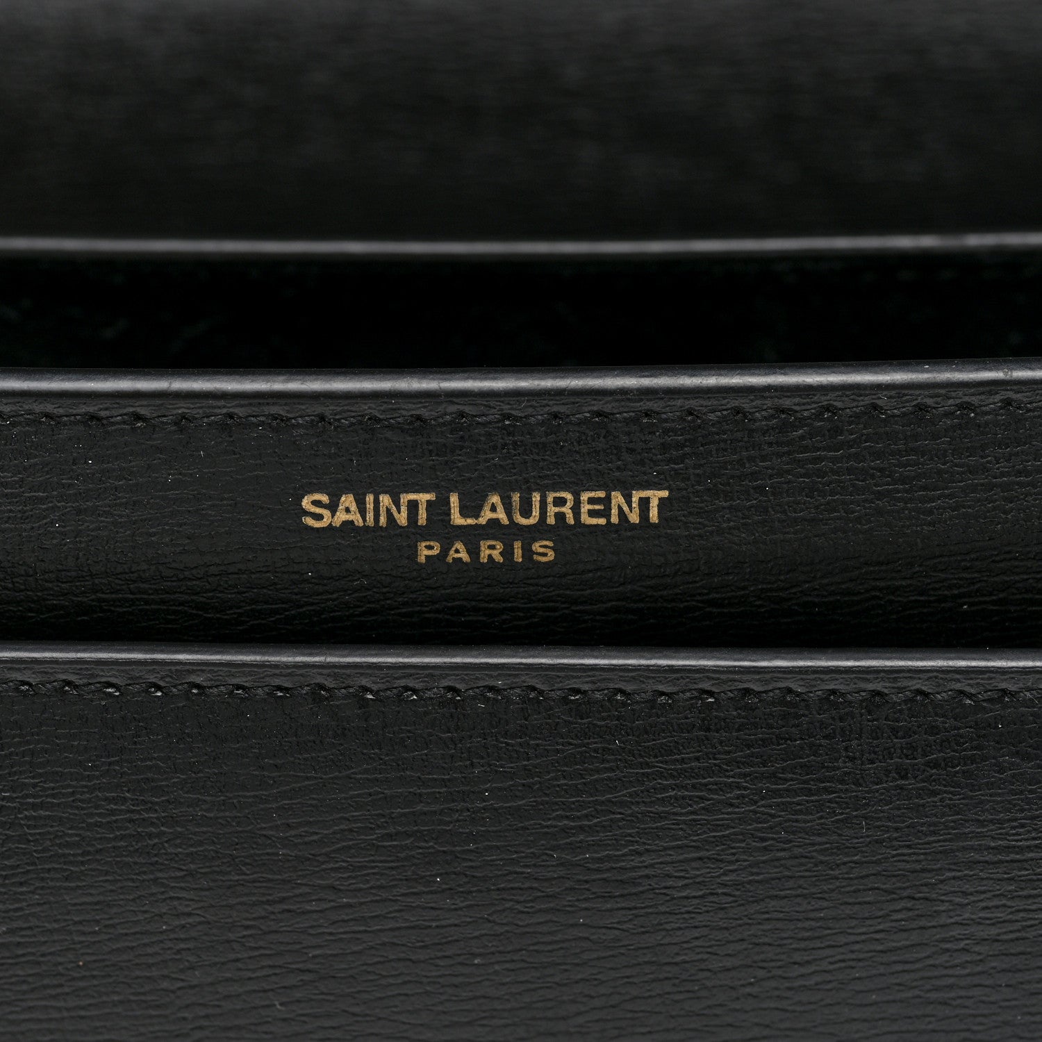 Saint Laurent Calfskin Medium Monogram Sunset Black 6 of 9
