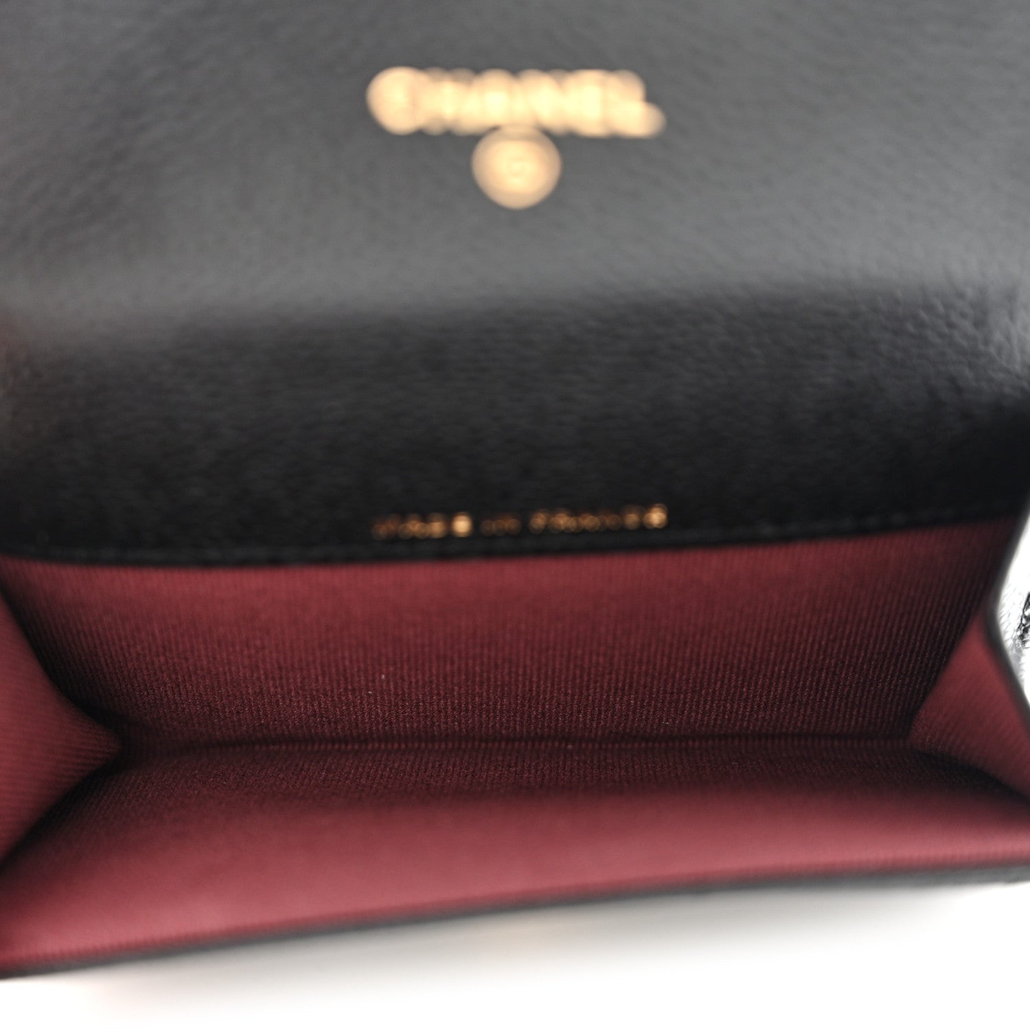 Chanel Caviar Quilted Flap Card Holder Wallet Black 5 of 10