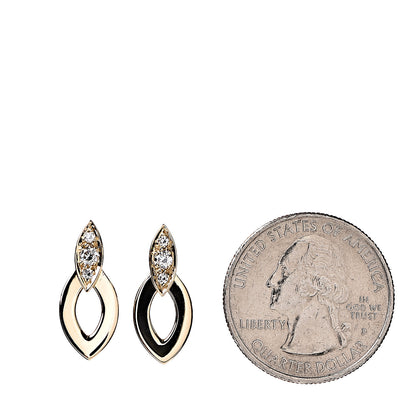 Cartier 18K Yellow Gold Diamond Diadea Earrings 2 of 5
