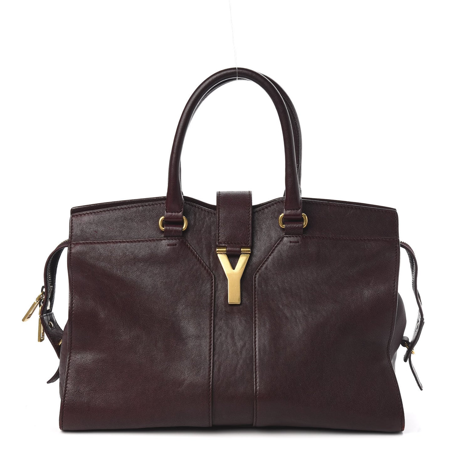 Sheepskin Medium Cabas ChYc Plum