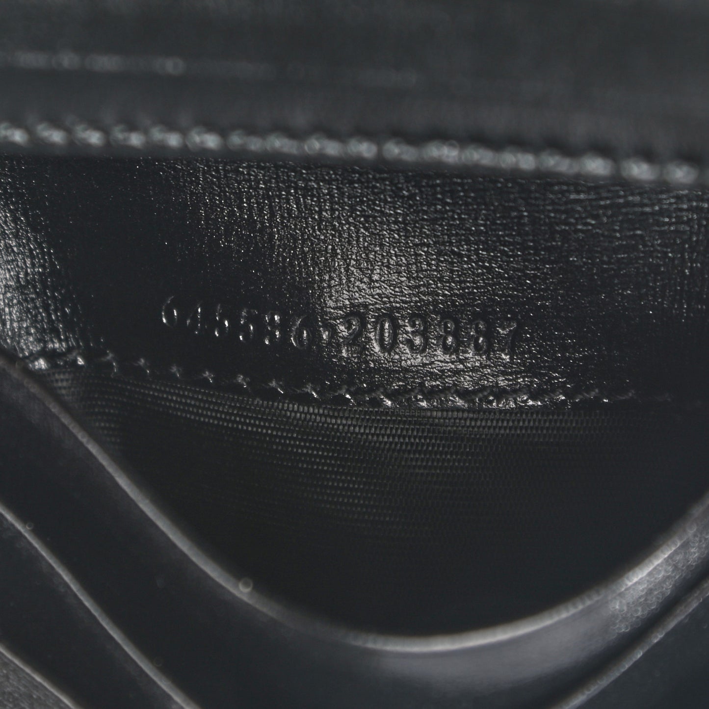 Calfskin Bi-Color Jackie 1961 Card Case Mystic White Black