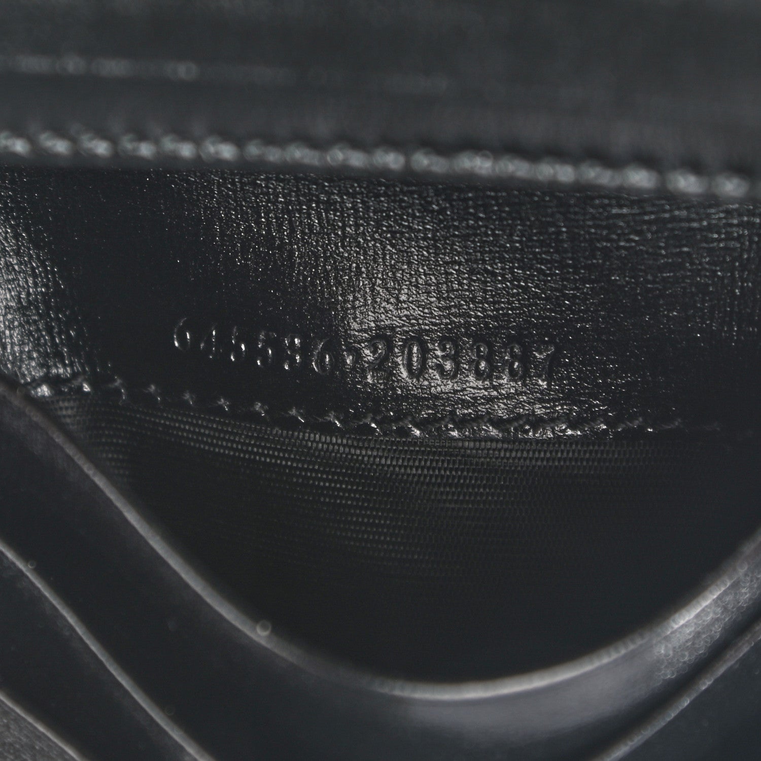 Gucci Calfskin Bi-Color Jackie 1961 Card Case Mystic White Black 6 of 6