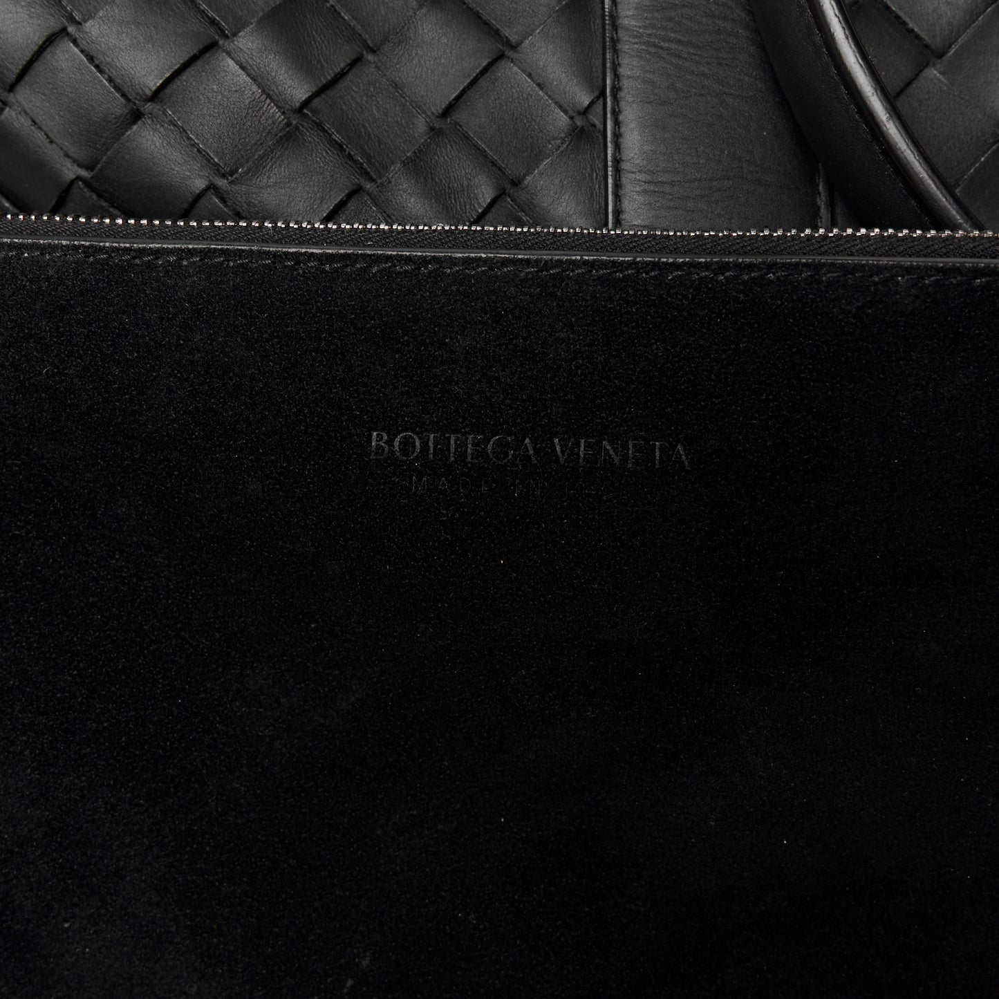 Nappa Intrecciato Duffle Bag Black