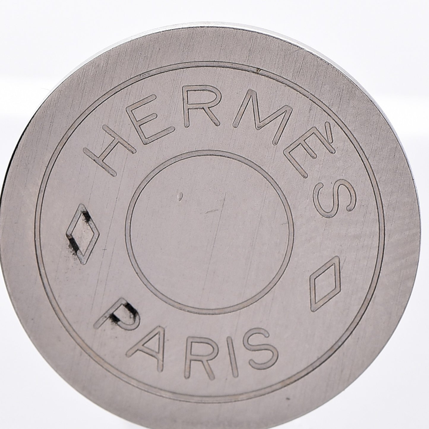 Palladium Clou De Selle Clip On Earrings