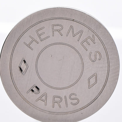 Hermes Palladium Clou De Selle Clip On Earrings 5 of 5