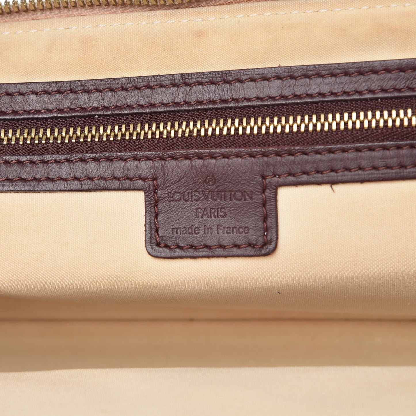 Mini Monogram Alma Long Cherry