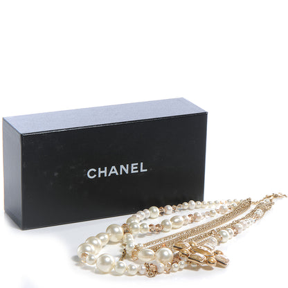 Chanel Glass Pearl Gripoix Necklace 6 of 6