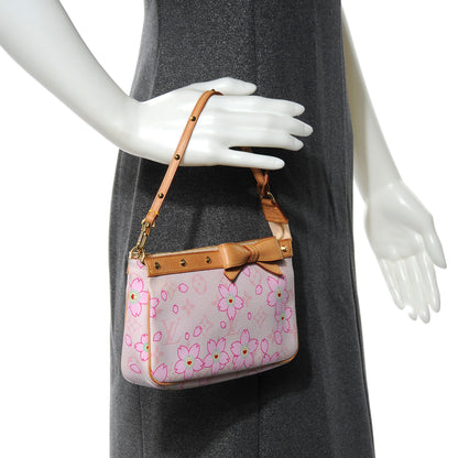 Louis Vuitton Monogram Cherry Blossom Pochette Accessories Pink 2 of 7