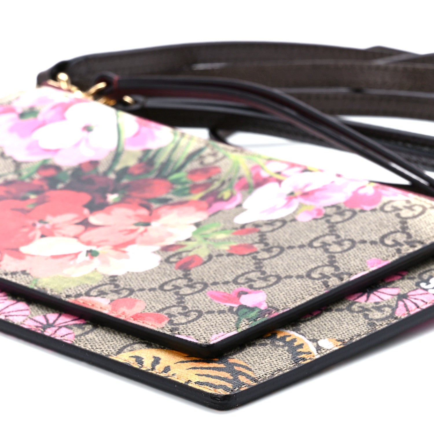 Gucci GG Supreme Monogram Bengal Blooms Shoulder Bag Beige Pink 12 of 12