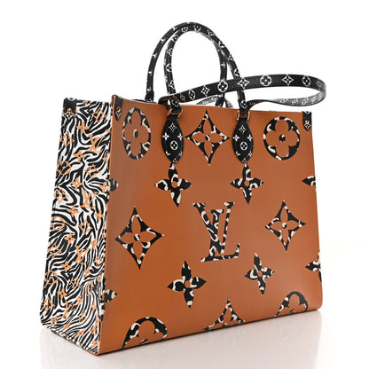 Louis Vuitton LOUIS VUITTON Monogram Giant Jungle Onthego GM Ivory 3 of 9