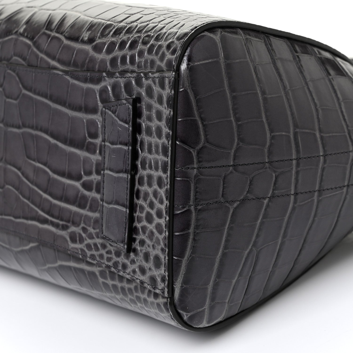 Givenchy Calfskin Crocodile Embossed Small Antigona Storm Grey 9 of 9
