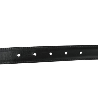 Celine Box Calfskin Medium 25mm Triomphe Belt Black 75 30 Black 4 of 8