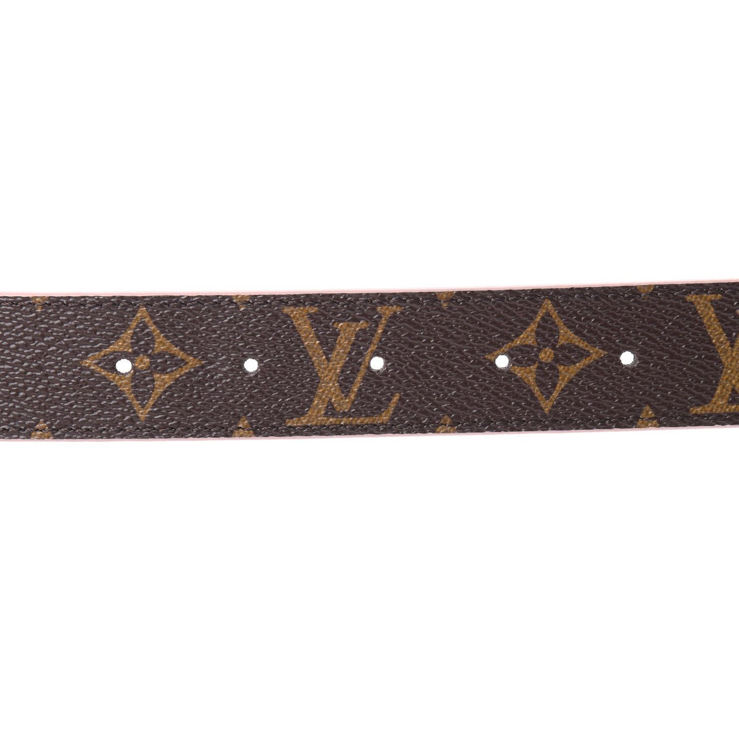 Louis Vuitton Calfskin Monogram 30mm LV Initiales Reversible Belt 80 32 Rose Poudre 4 of 7