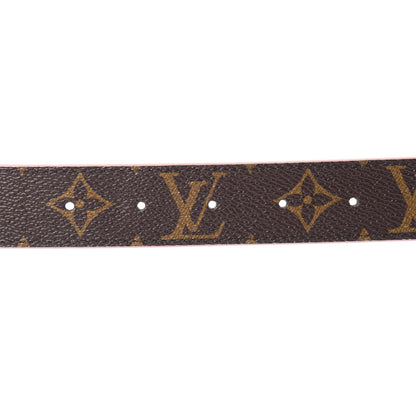 Louis Vuitton Calfskin Monogram 30mm LV Initiales Reversible Belt 80 32 Rose Poudre 4 of 7
