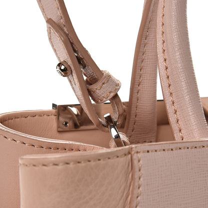 Fendi Vitello Elite Monster Petite 2Jours Tote Rosa Plaster 10 of 13