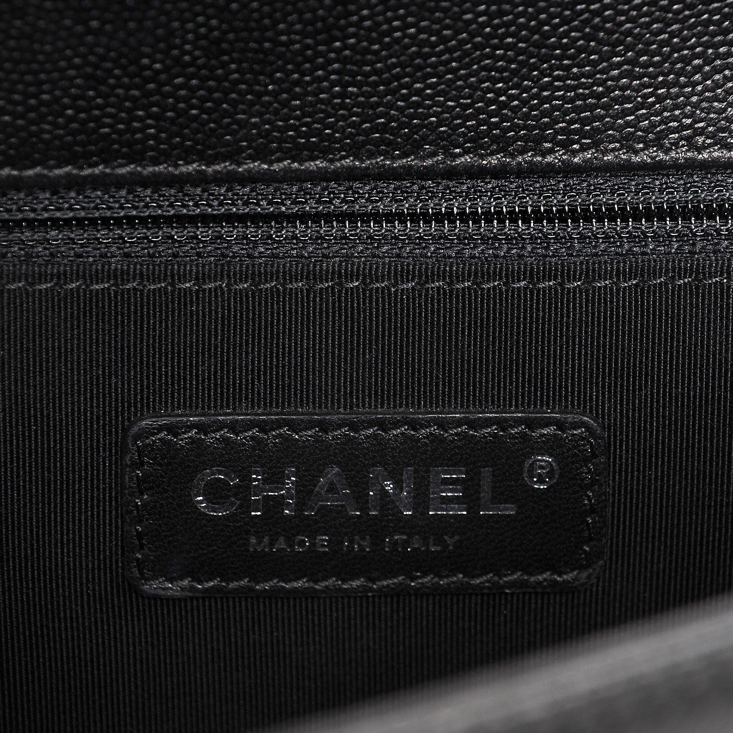 Chanel Caviar Quilted New Medium Boy Flap So Black 6 of 8