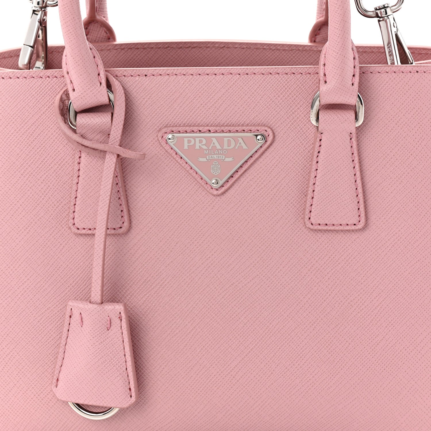Prada Saffiano Lux Micro Galleria Shoulder Bag Pesco 14 of 19