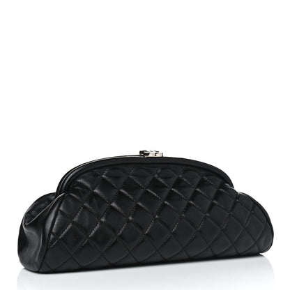 Chanel Lambskin Quilted Timeless Clutch Black 2 of 5