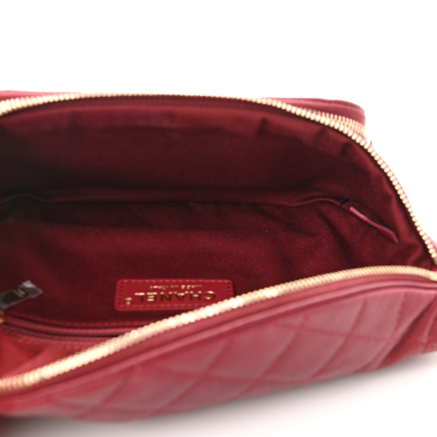 Chanel Caviar Quilted Business Affinity Waist Belt Bag Burgundy 6 of 19