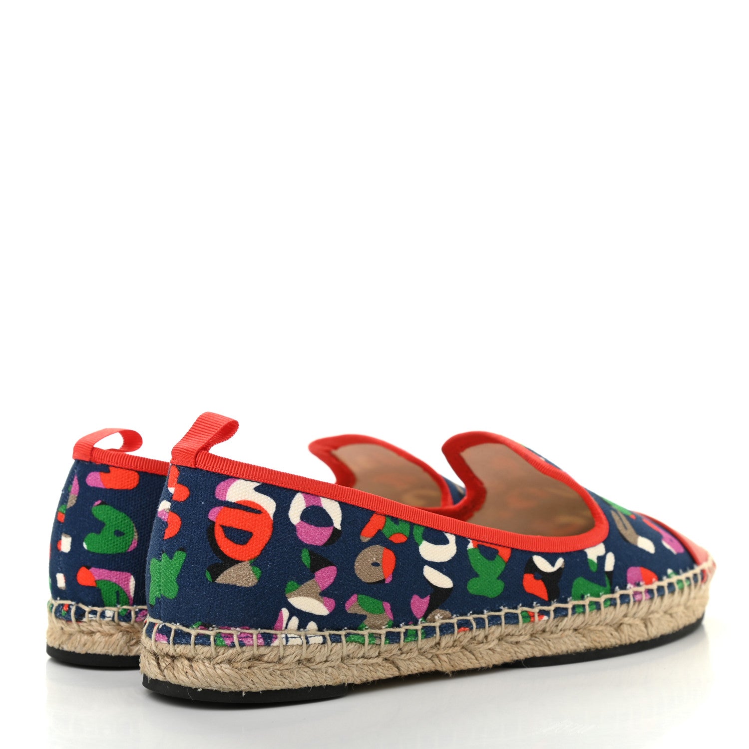 Fendi Canvas Fendi Roma Printed Espadrille 38 Multicolor 4 of 7