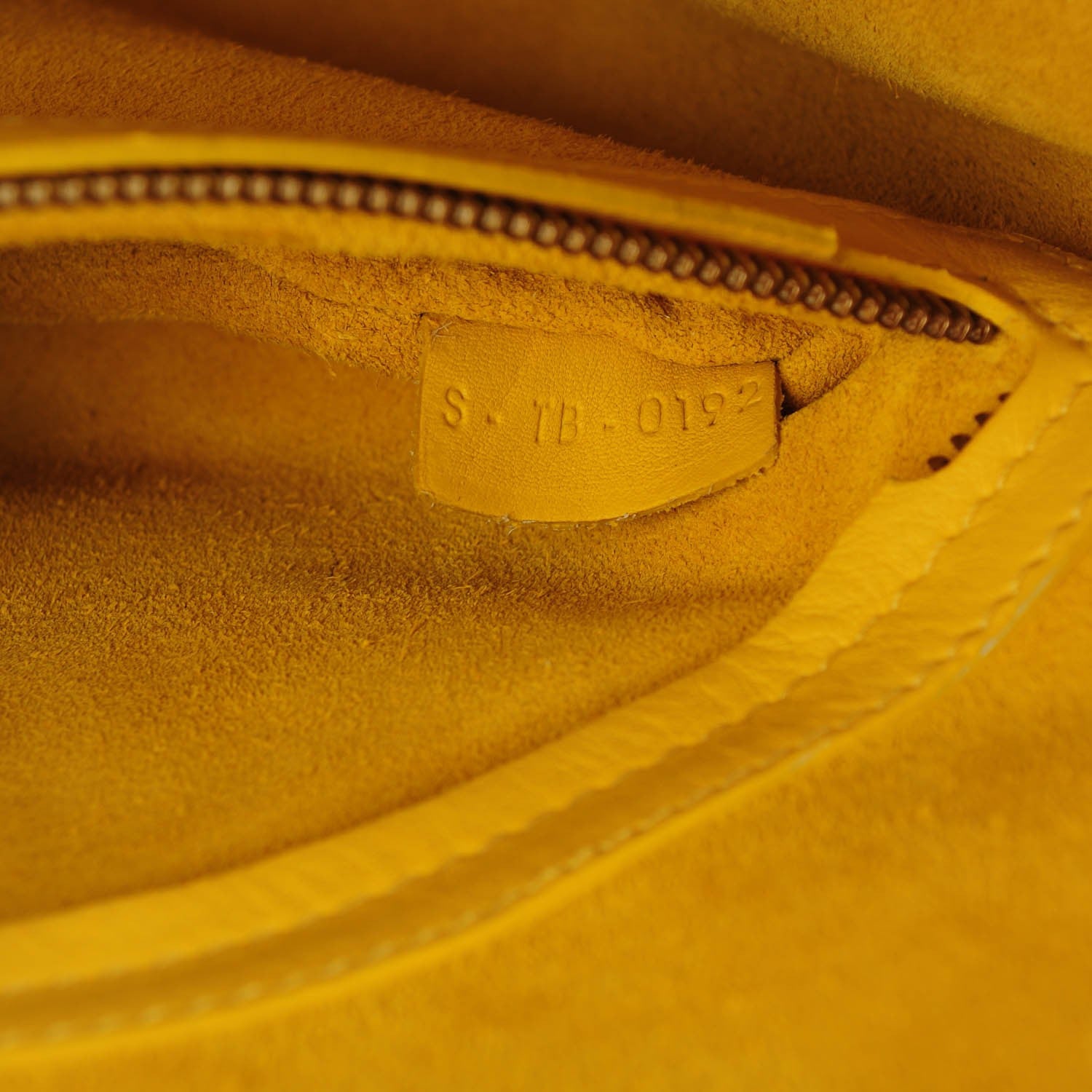 Celine Supple Calfskin Medium Phantom Luggage Sun Yellow 8 of 9