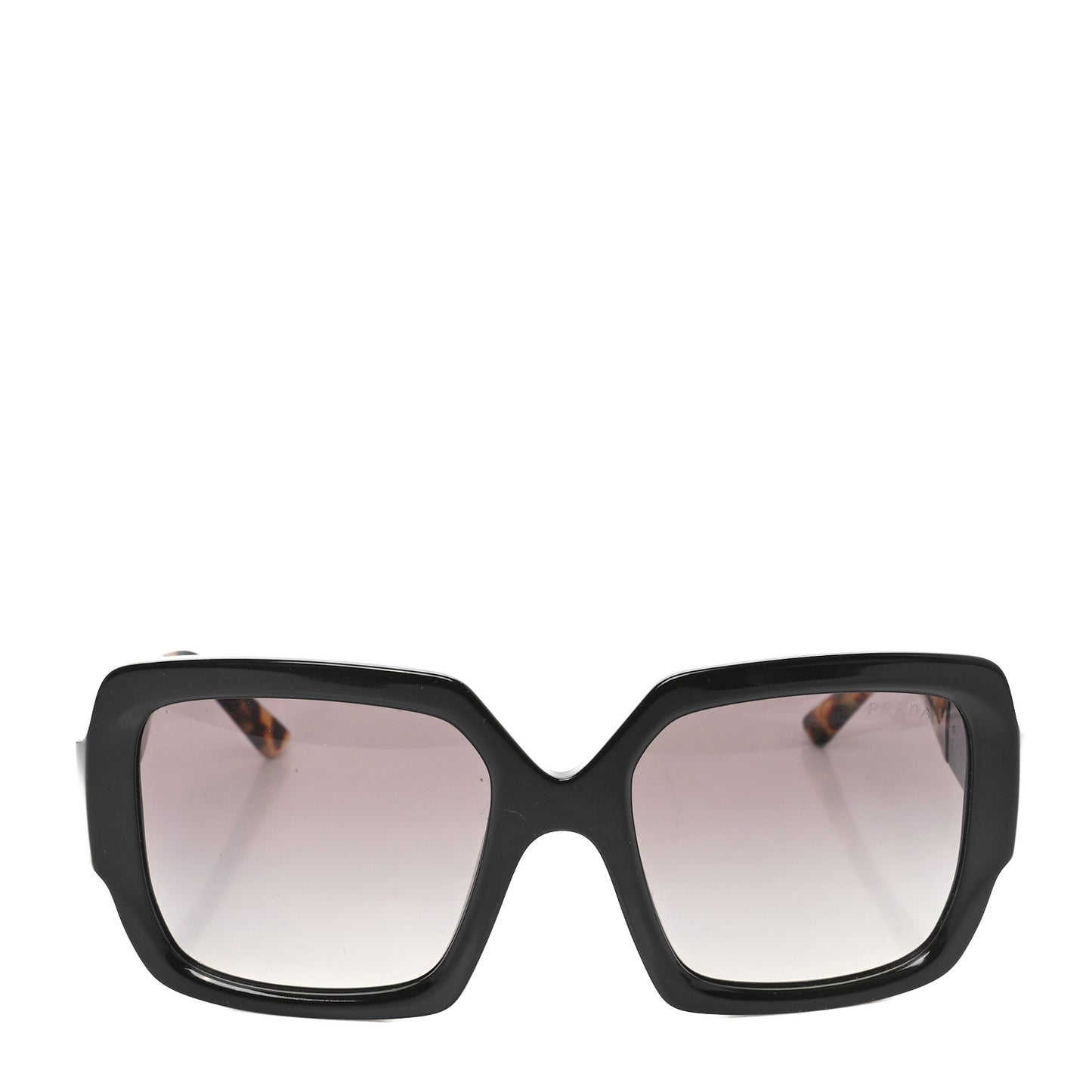 Oversized Monochrome Sunglasses SPR 21X Black Tortoise