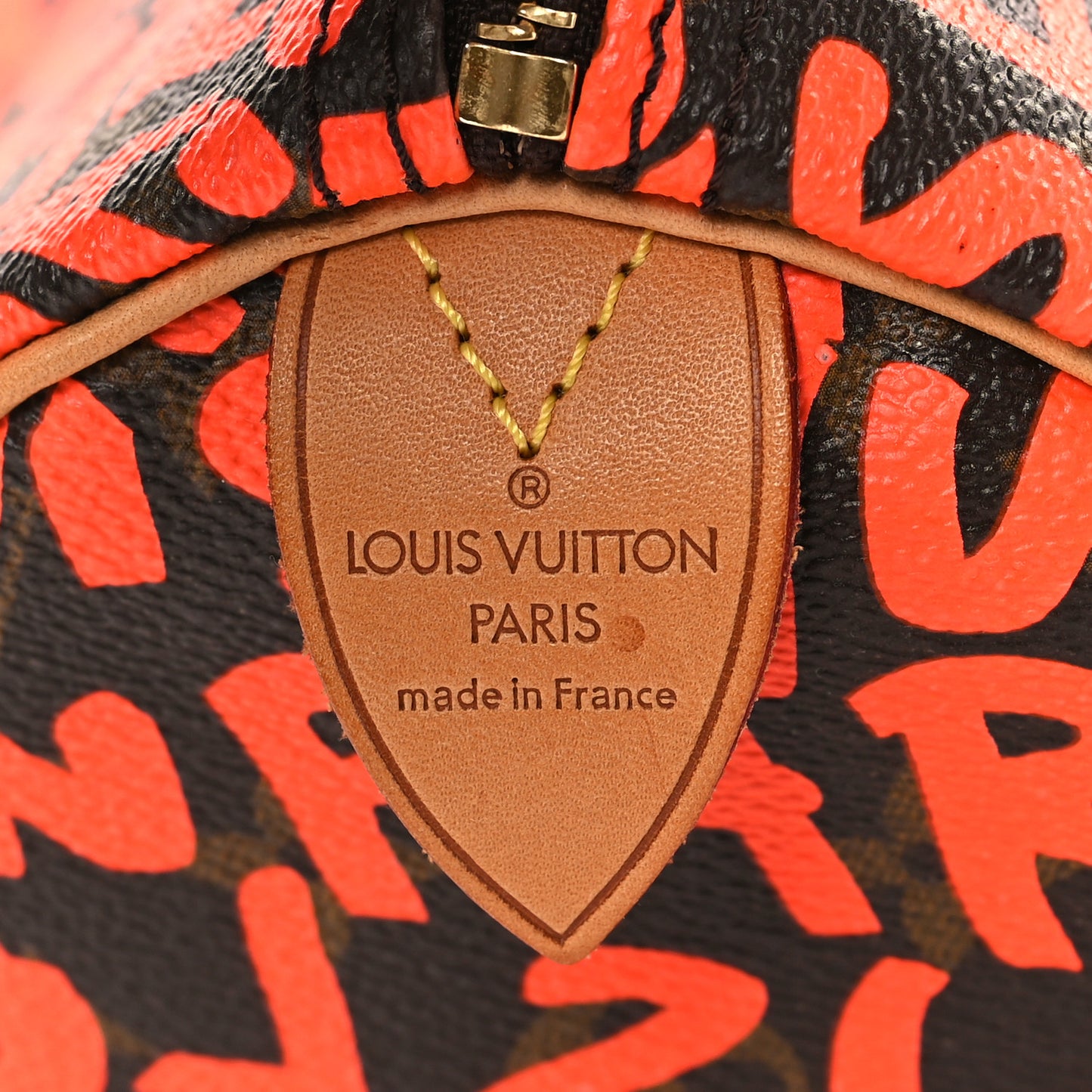 Monogram Graffiti Speedy 30 Orange