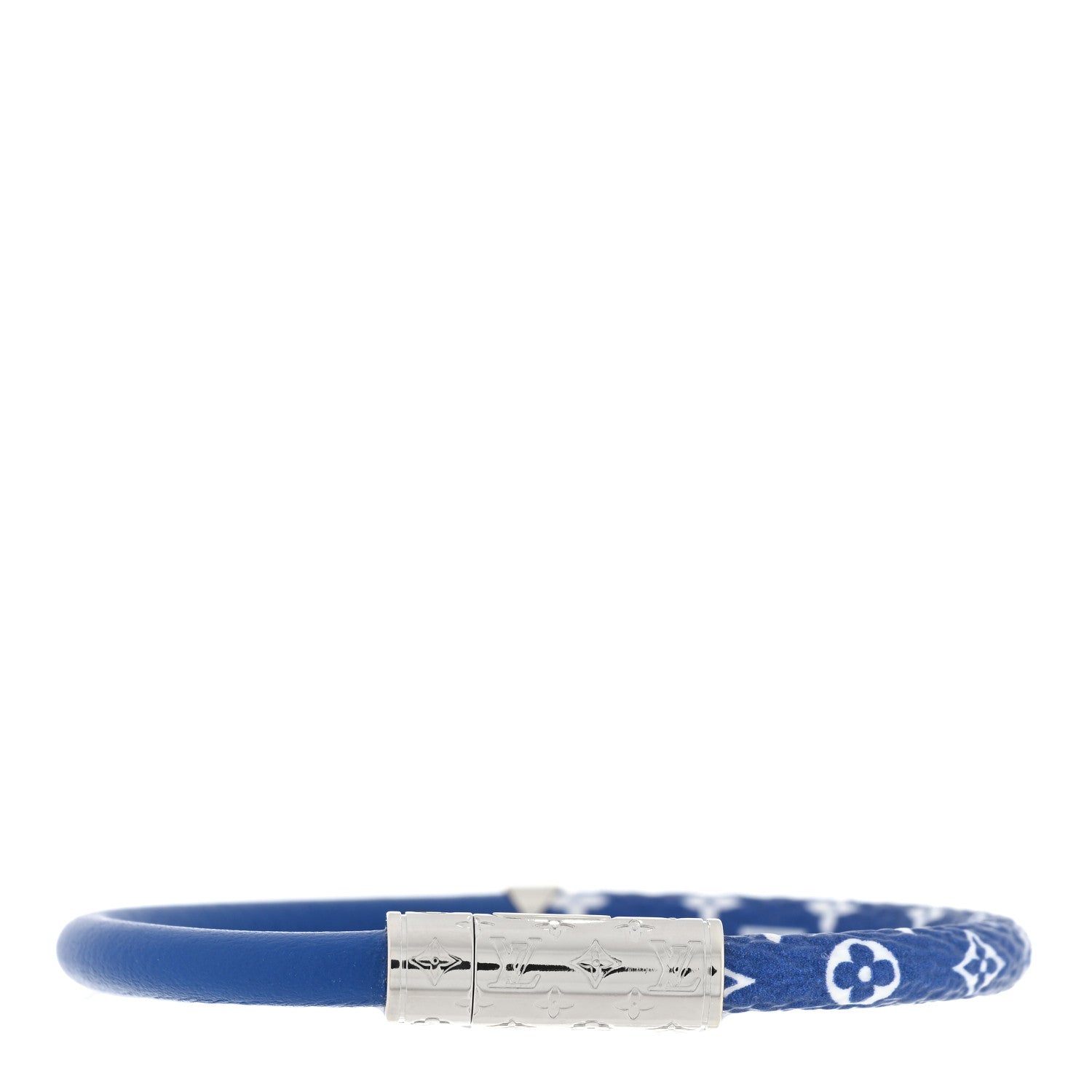 Louis Vuitton Monogram Daily Confidential Bracelet Blue 1 of 4