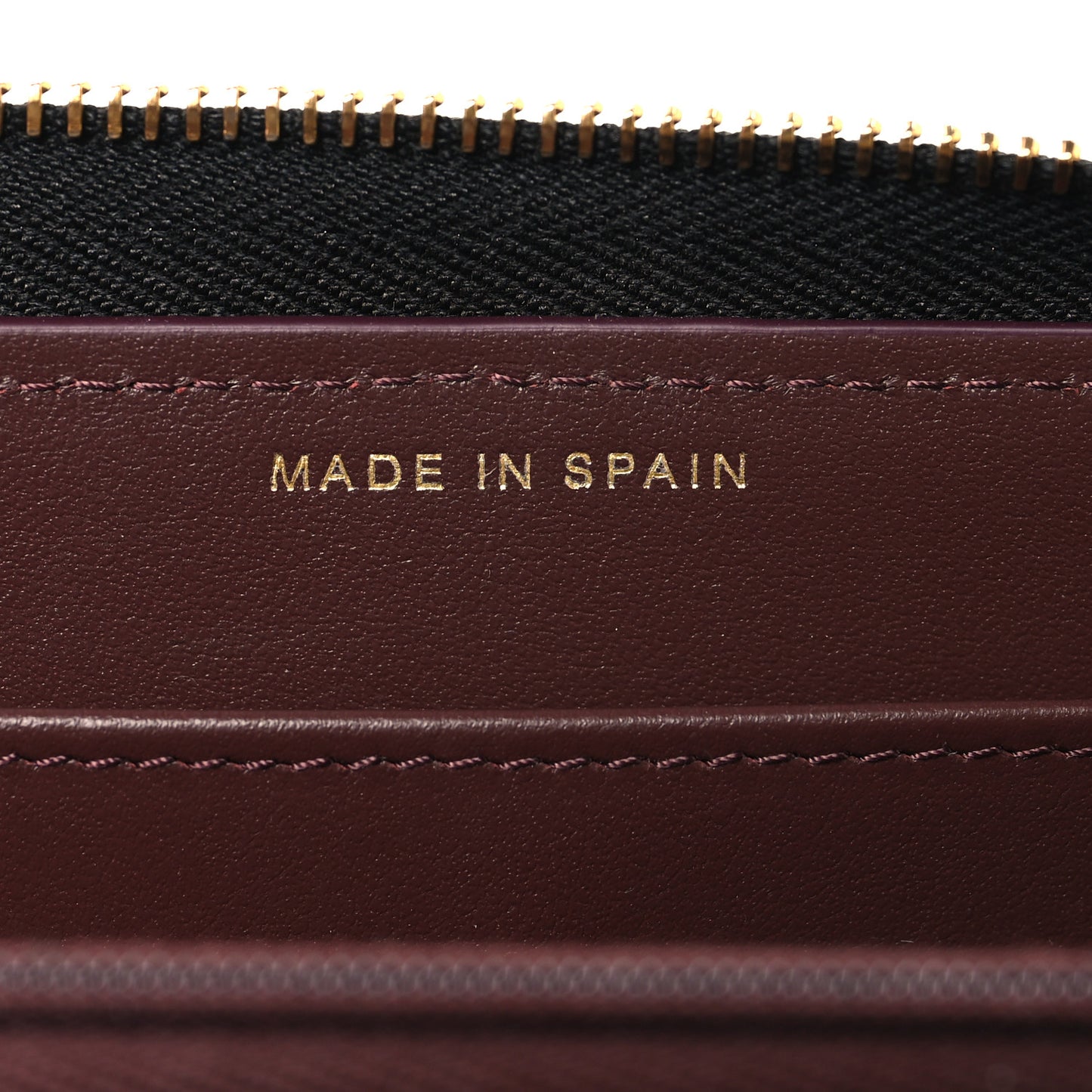 Caviar Quilted Large Gusset Zip Around Wallet Black