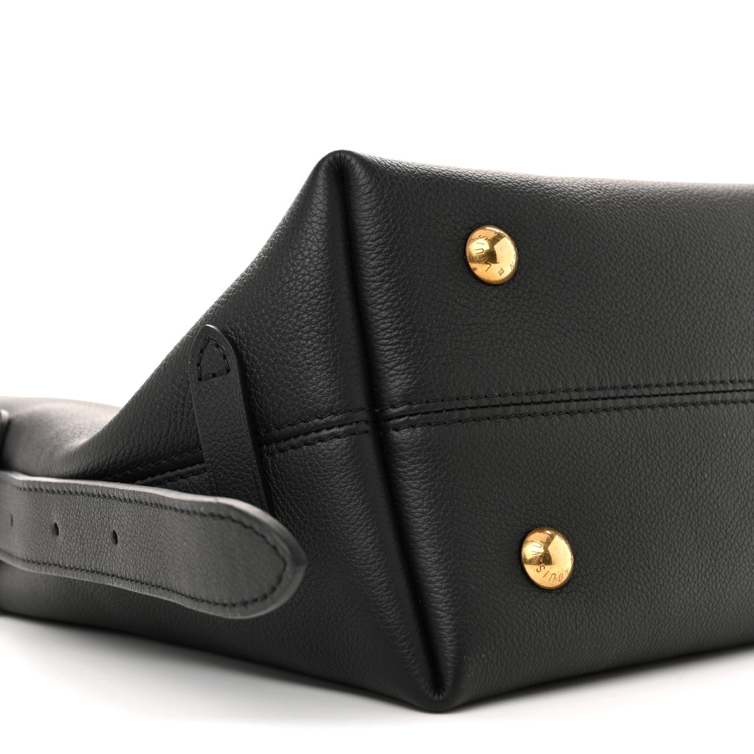 Louis Vuitton Grained Calfskin Low Key Hobo PM Black 9 of 10