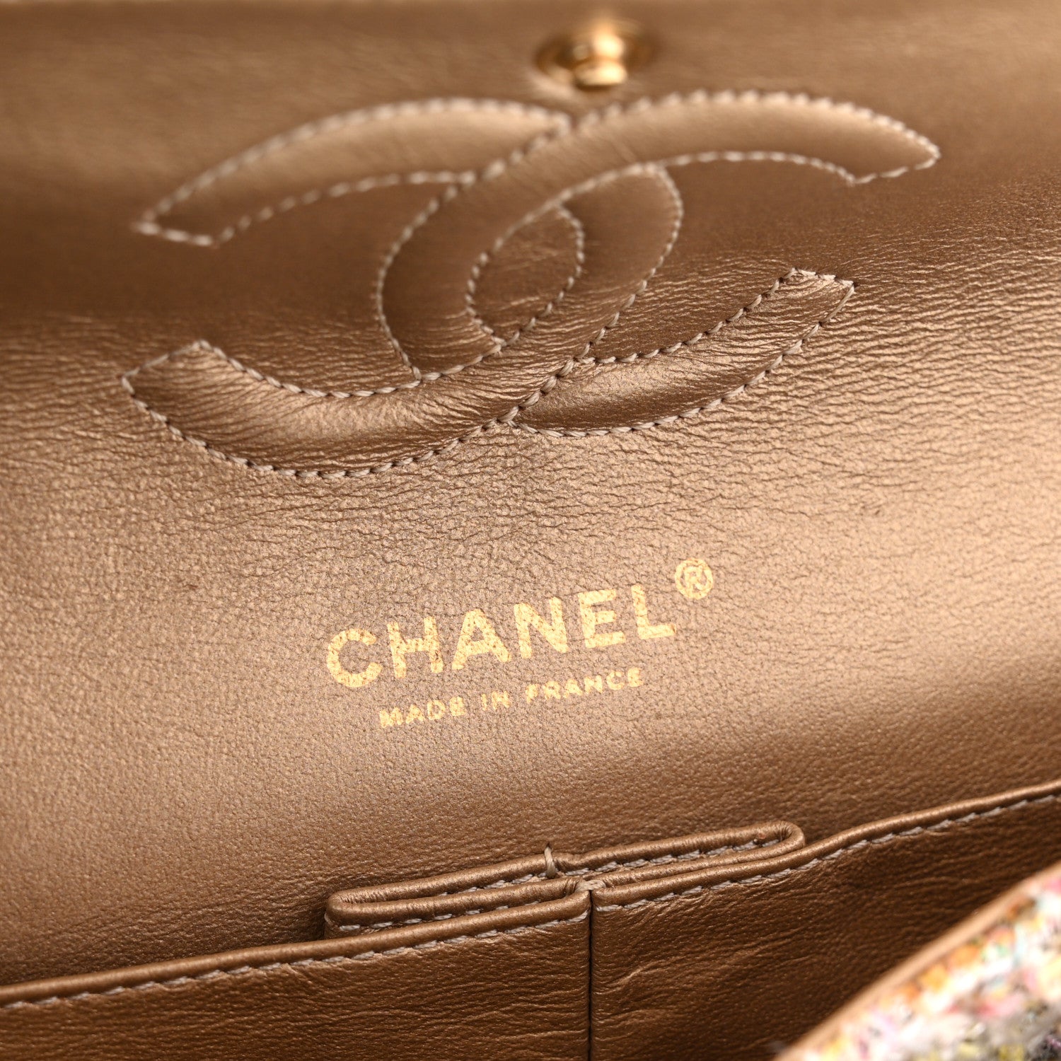 Chanel Tweed Garden Party 2.55 Reissue 225 Flap Multicolor 6 of 12
